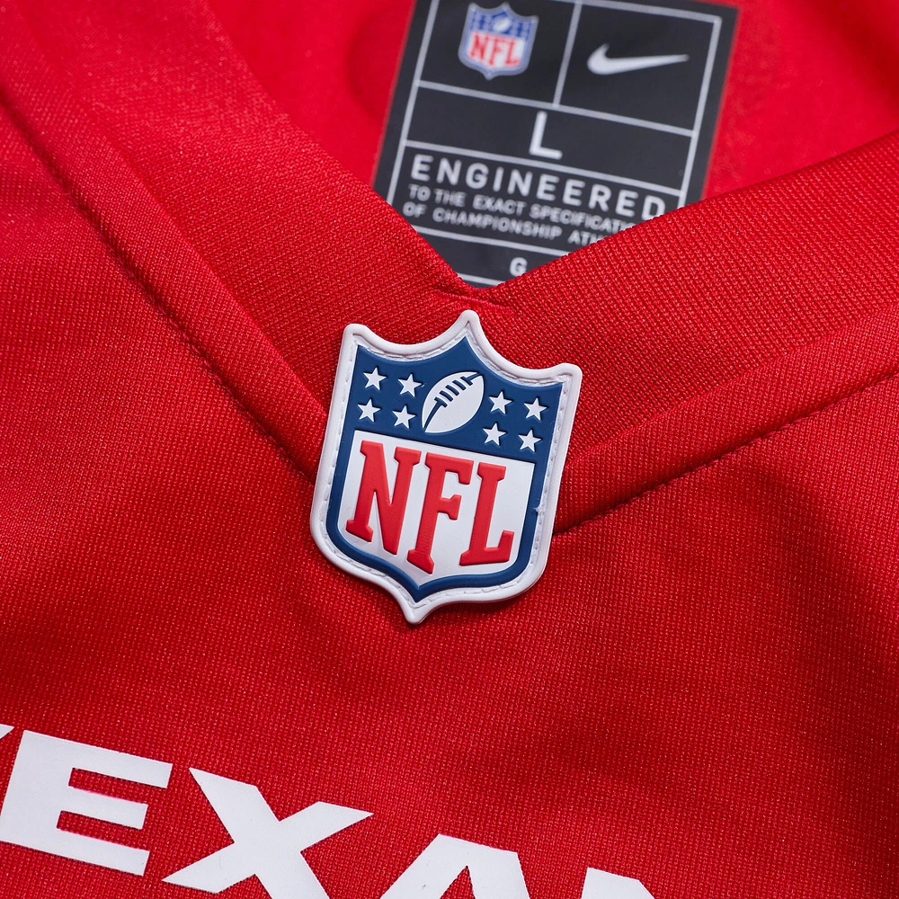 Men's Nike Nico Collins  Red Houston Texans Alternate Game Jersey