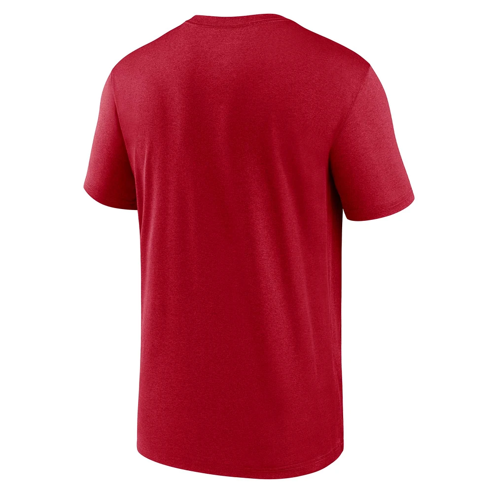 Men's Nike Red Houston Texans Wordmark Legend T-Shirt