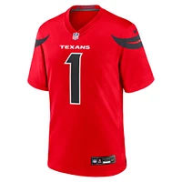 Men's Nike Stefon Diggs  Red Houston Texans Alternate Game Jersey