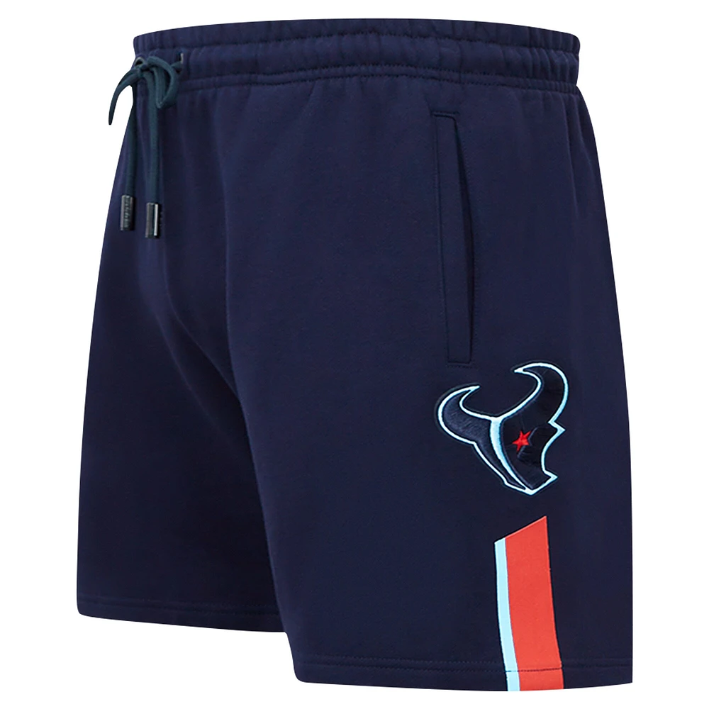 V110751 TEXAN NAVY H*TOWN M FLC SHORT SHTMEN FHT3410609-MDN