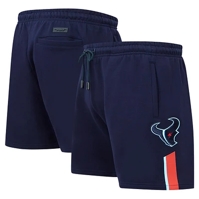 V110751 TEXAN NAVY H*TOWN M FLC SHORT SHTMEN FHT3410609-MDN