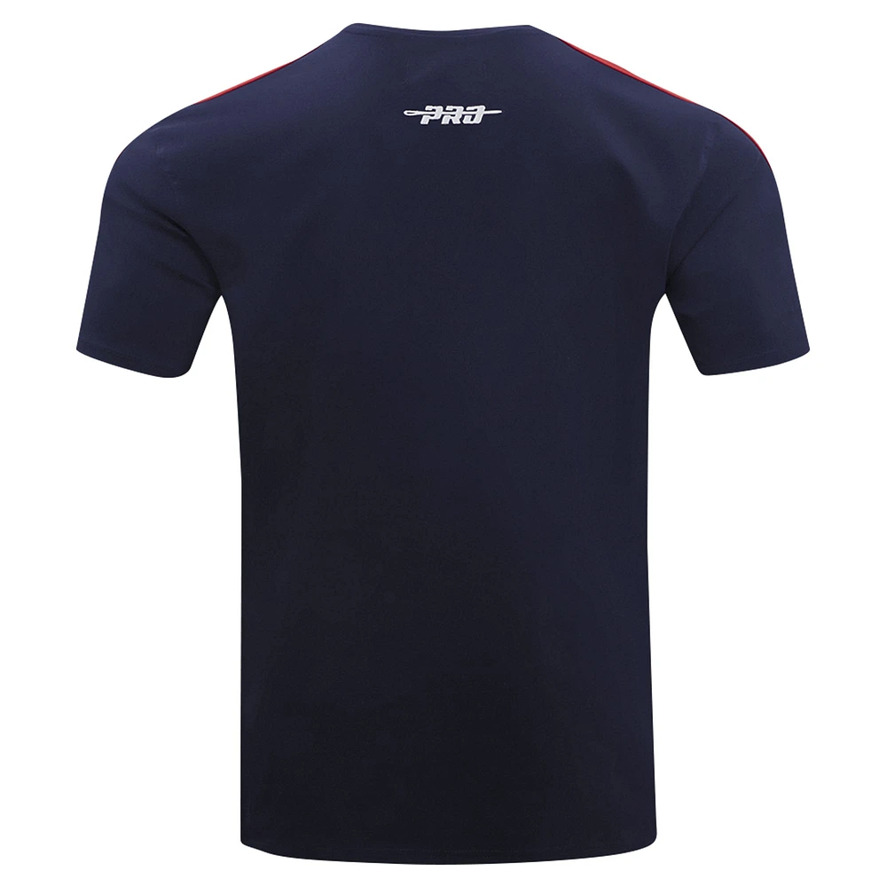 Men's Pro Standard Navy Houston Texans Striped T-Shirt