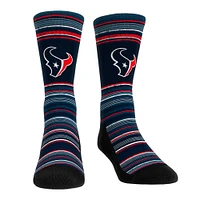 Men's Rock Em Socks Houston Texans Primary Crew & Boxer Briefs Combo Pack