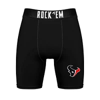 Men's Rock Em Socks Houston Texans Primary Crew & Boxer Briefs Combo Pack