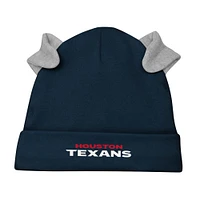 Newborn & Infant Houston Texans Little Champ Long Sleeve Bodysuit, Pants Cuffed Knit Hat 3-Piece Set