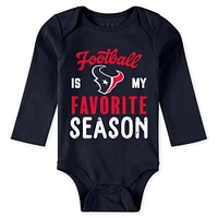 Newborn & Infant WEAR by Erin Andrews Houston Texans Three-Piece Turn Me Around Bodysuits Pant Set