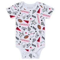 Newborn & Infant WEAR by Erin Andrews Houston Texans Three-Piece Turn Me Around Bodysuits Pant Set