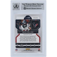 Nico Collins Houston Texans Autographed 2021 Panini Prizm Rookie Variations Prizm #V-360 Beckett Fanatics Witnessed Authenticated 10 Rookie Card