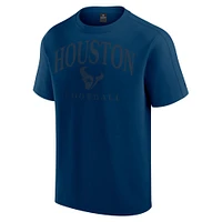 Unisex Fanatics Navy Houston Texans Elements Flex Tri-Blend T-Shirt