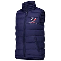 Women's  Dunbrooke Navy Houston Texans Alberta Full-Zip Vest