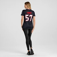 Maillot de match Nike Blake Fisher bleu marine pour femme des Houston Texans