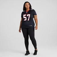 Maillot de match Nike Blake Fisher bleu marine pour femme des Houston Texans