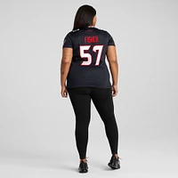 Maillot de match Nike Blake Fisher bleu marine pour femme des Houston Texans
