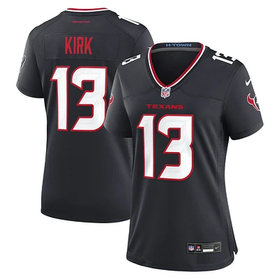 Maillot Nike Christian Kirk bleu marine pour femme des Houston Texans