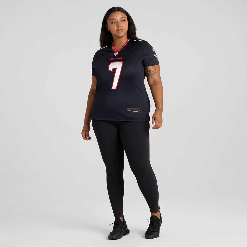 Women's Nike C.J. Stroud Navy Houston Texans Game  Jersey