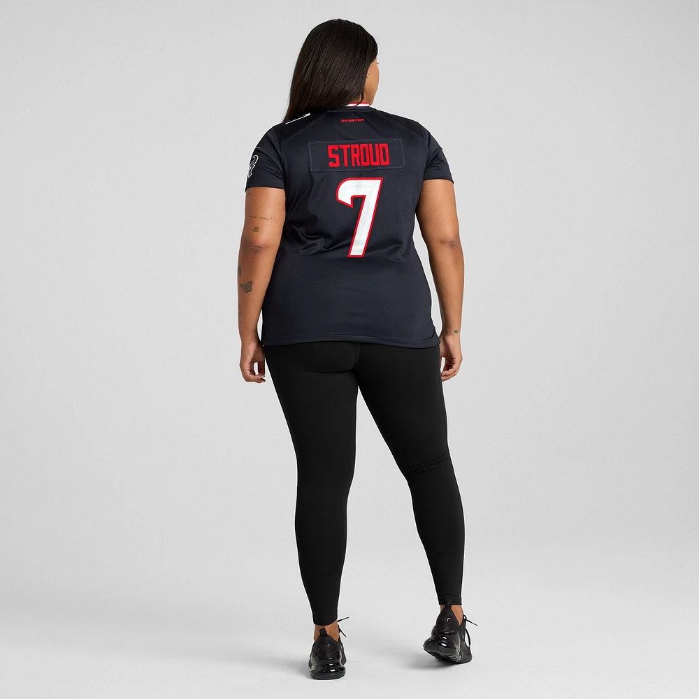 Women's Nike C.J. Stroud Navy Houston Texans Game  Jersey