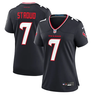 Maillot de match Nike C.J. Stroud des Houston Texans pour femme, bleu marine