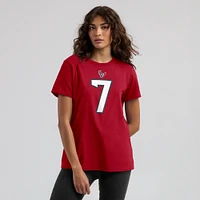 T-shirt Nike C.J. Stroud pour femme avec nom et numéro de joueur des Houston Texans, rouge