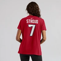 T-shirt Nike C.J. Stroud pour femme avec nom et numéro de joueur des Houston Texans, rouge