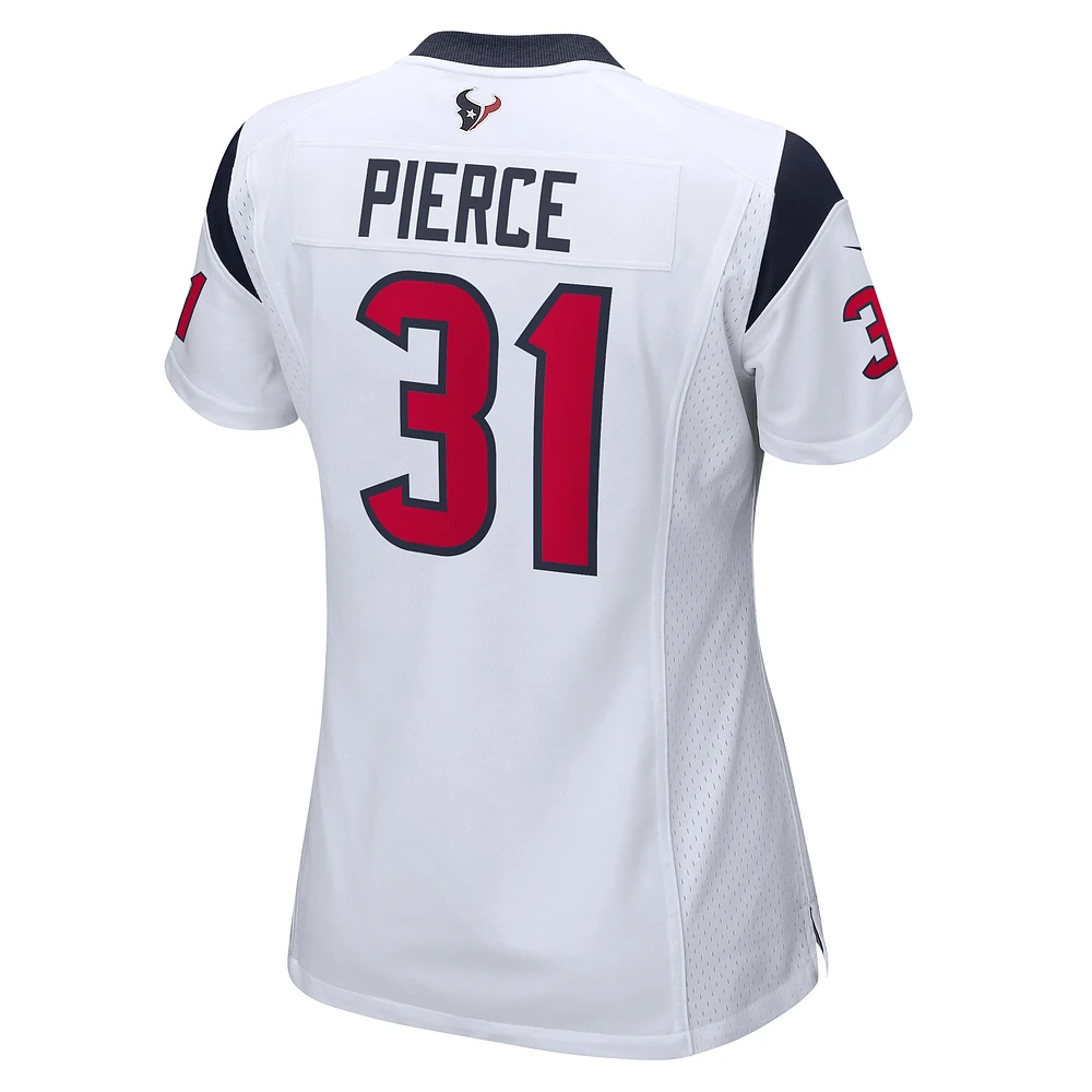 Women's Nike Dameon Pierce White Houston Texans Game Player Jersey