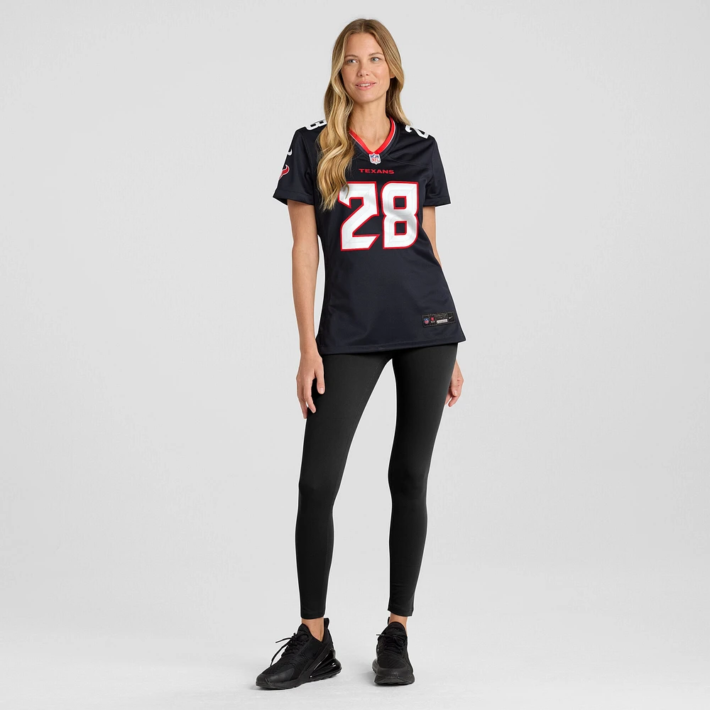 Women's Nike Joe Mixon Navy Houston Texans Game Jersey