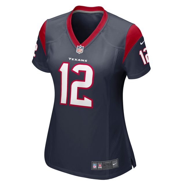 Maillot de match Nike Nico Collins des Houston Texans pour femme, bleu marine