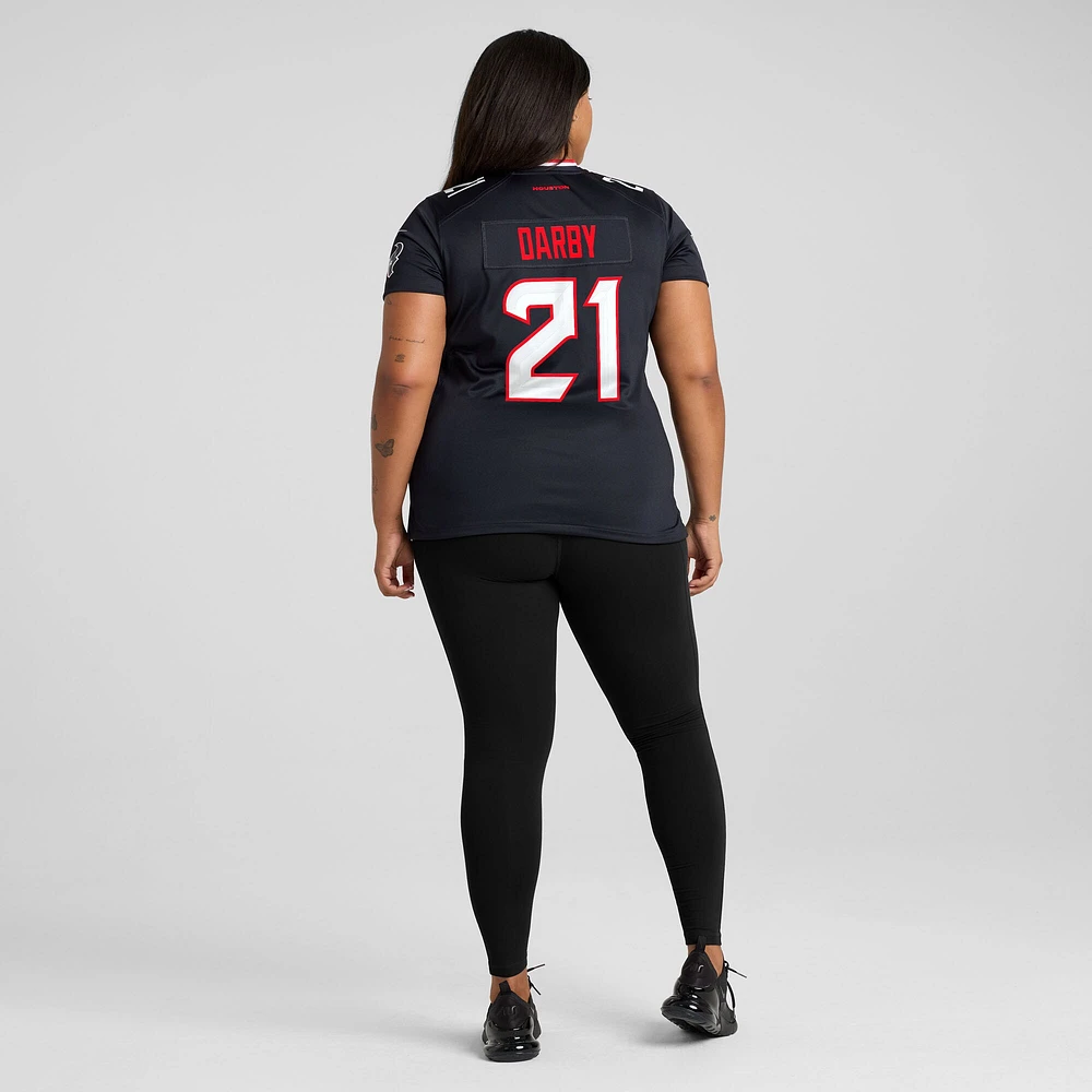 Women's Nike Ronald Darby  Navy Houston Texans Team Game Jersey