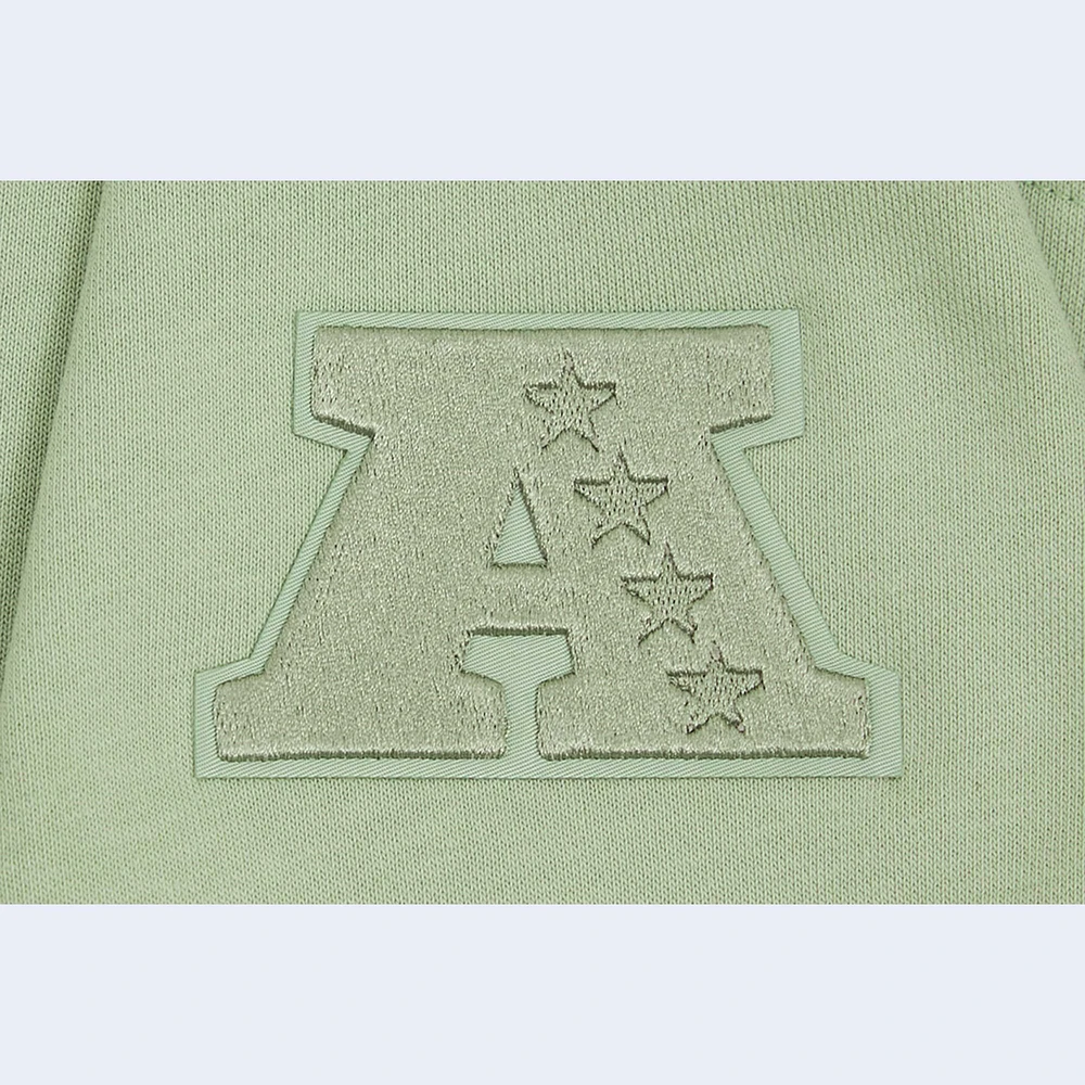 Women's Pro Standard  Light Green Houston Texans Neutral Pullover Sweatshirt