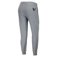 Women's WEAR by Erin Andrews Heathered Gray Houston Texans Pullover Hoodie & Pants Lounge Set