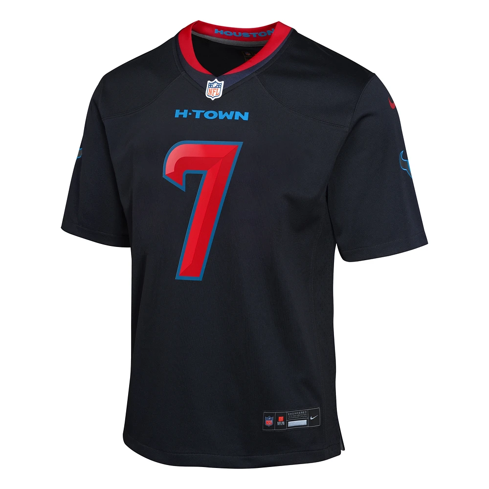 Youth Nike C.J. Stroud Navy Houston Texans Alternate Game Jersey