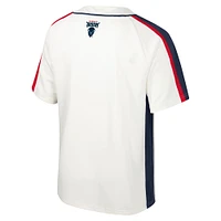 Men's Colosseum Cream Howard Bison Ruth Button-Up Baseball Jersey