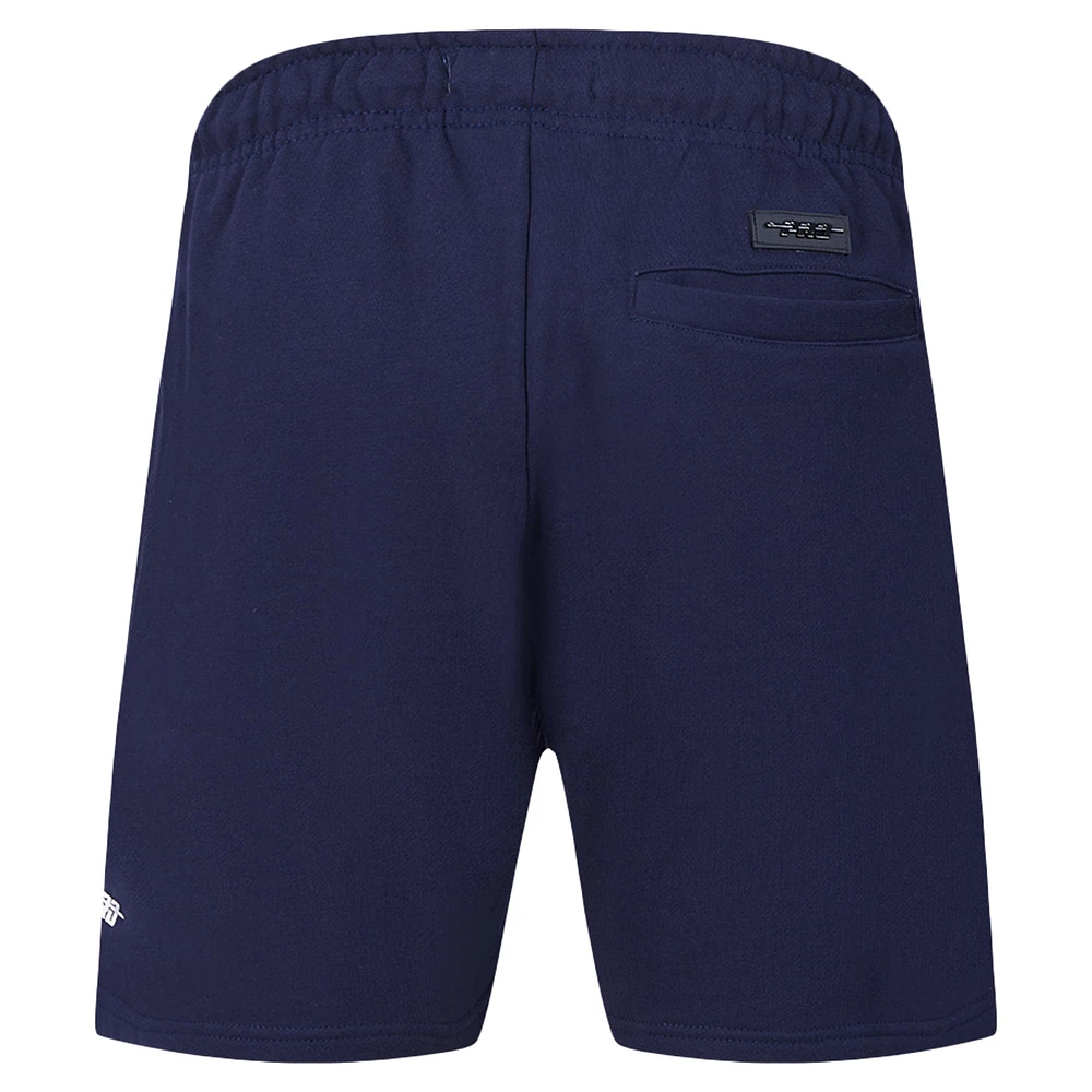 Men's Pro Standard Navy Howard Bison Crest Shorts