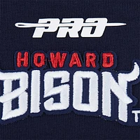 Women's Pro Standard Navy Howard Bison Script Tail Oversized Boyfriend T-Shirt