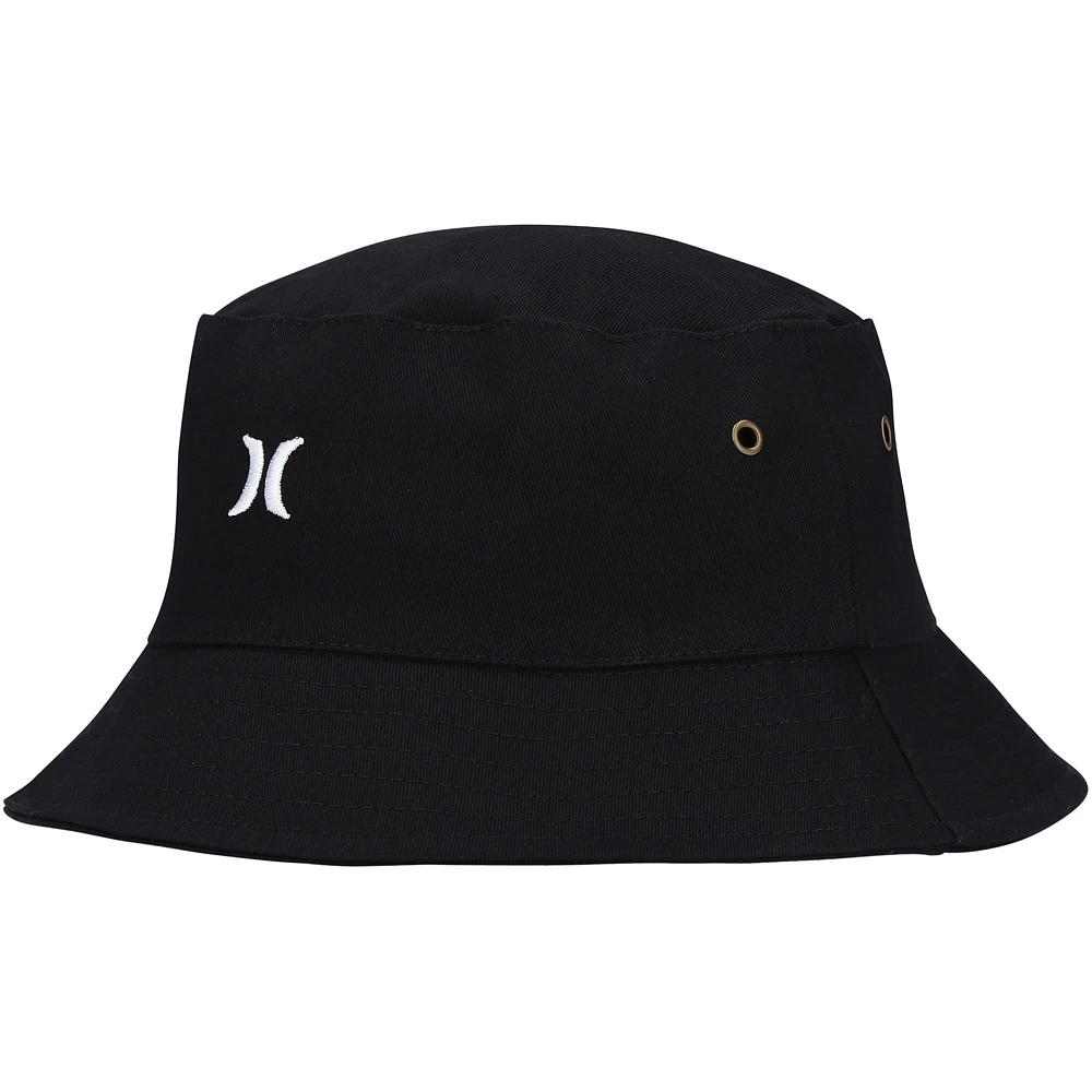 Men's Hurley Black Logo Bucket - Hat
