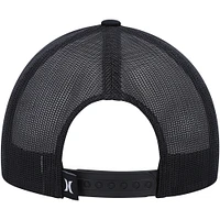 Men's Hurley Black Ultra Destination California Republic Trucker Snapback Hat