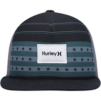 Men's Hurley Black United Trucker Snapback Hat
