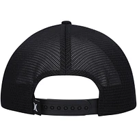 Men's Hurley Black Warner Trucker Snapback Hat