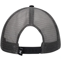 Men's Hurley Black Waves Trucker Snapback Hat