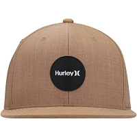 Men's Hurley Brown H20-Dri Point Break Snapback Hat