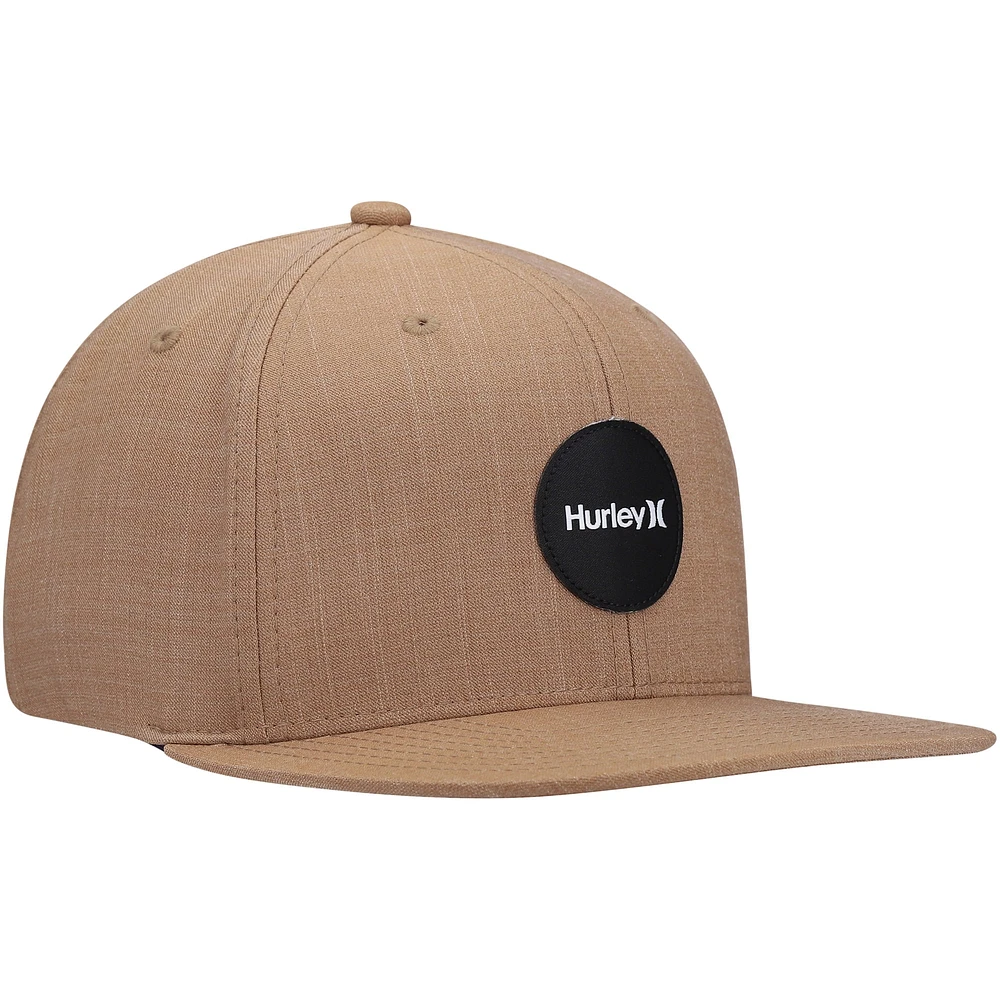 Men's Hurley Brown H20-Dri Point Break Snapback Hat