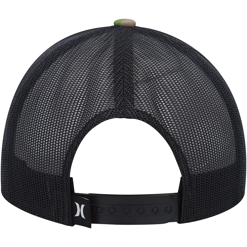 Men's Hurley Camo Fairway Trucker Snapback Hat
