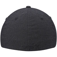 Men's Hurley Graphite Logo Textures Flex Hat