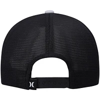 Men's Hurley Gray/Black 2.0 Trucker Snapback - Hat
