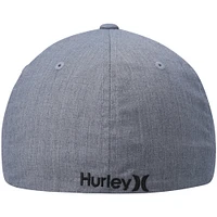 Men's Hurley Gray Icon Weld Flex Hat