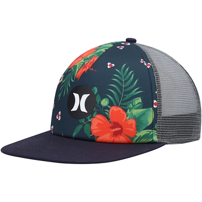 Men's Hurley  Navy/Gray Balboa Trucker Snapback Hat