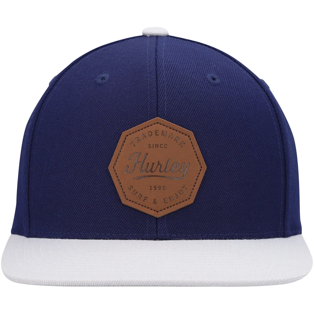 Men's Hurley Navy/Gray Tahoe Snapback Hat