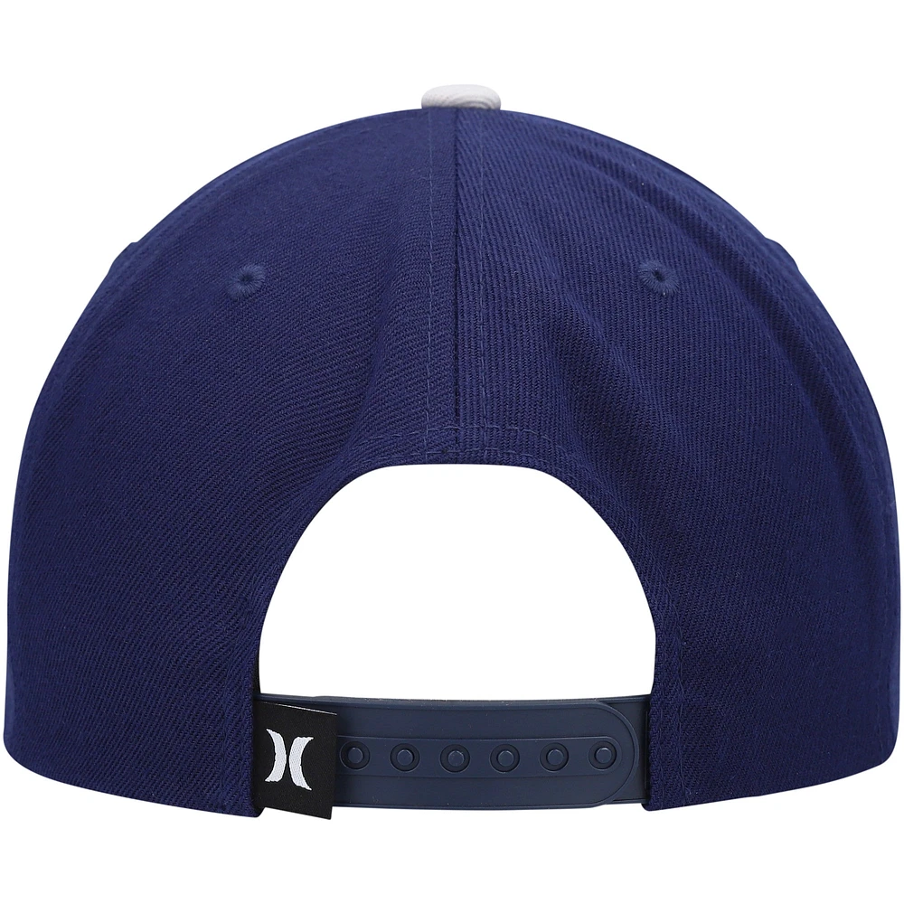 Men's Hurley Navy/Gray Tahoe Snapback Hat