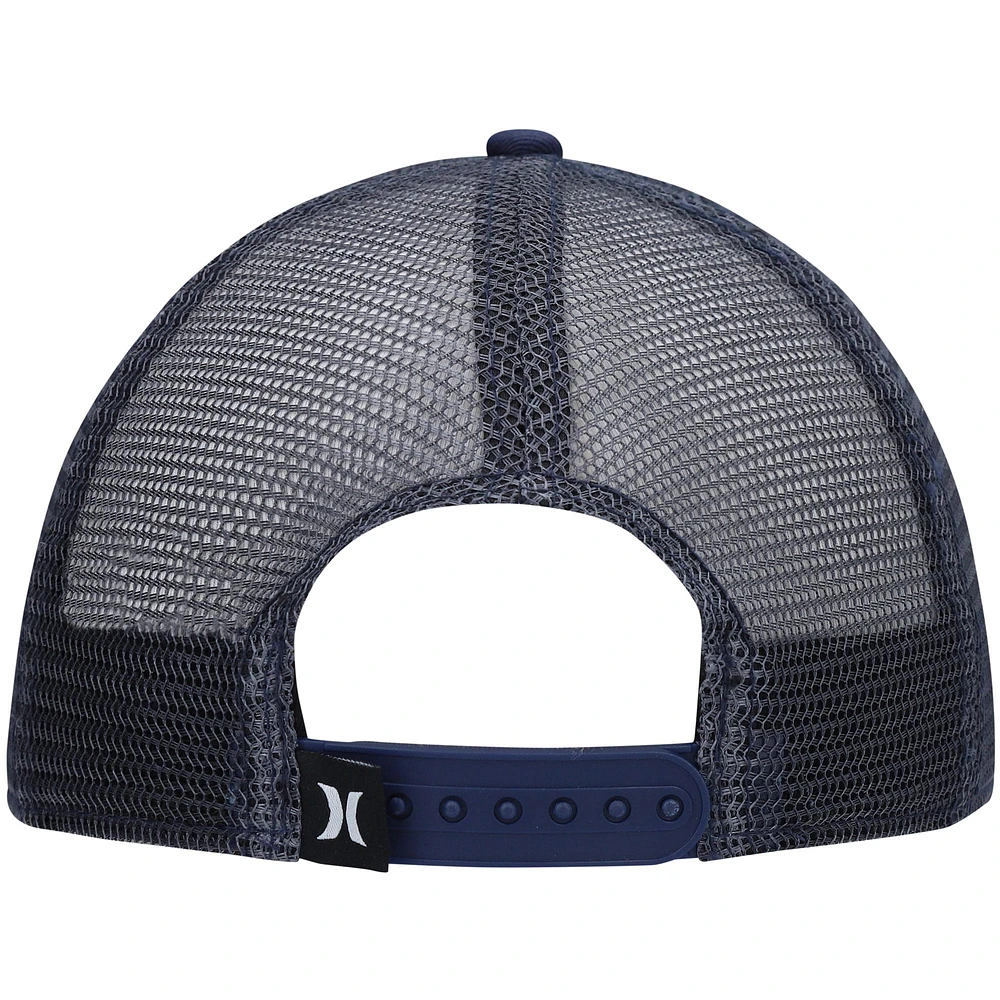 Men's Hurley Navy Balboa Trucker Snapback Hat