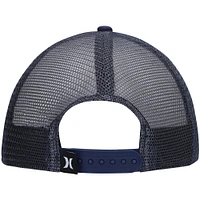 Men's Hurley Navy Balboa Trucker Snapback Hat