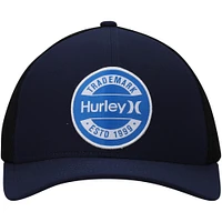 Men's Hurley Navy Charter Trucker Snapback Hat